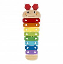 Деревянный ксилофон Гусеница с молоточками (Melissa & Doug, 8964_md) Деревянный ксилофон Гусеница с молоточками (Melissa & Doug, 8964_md)